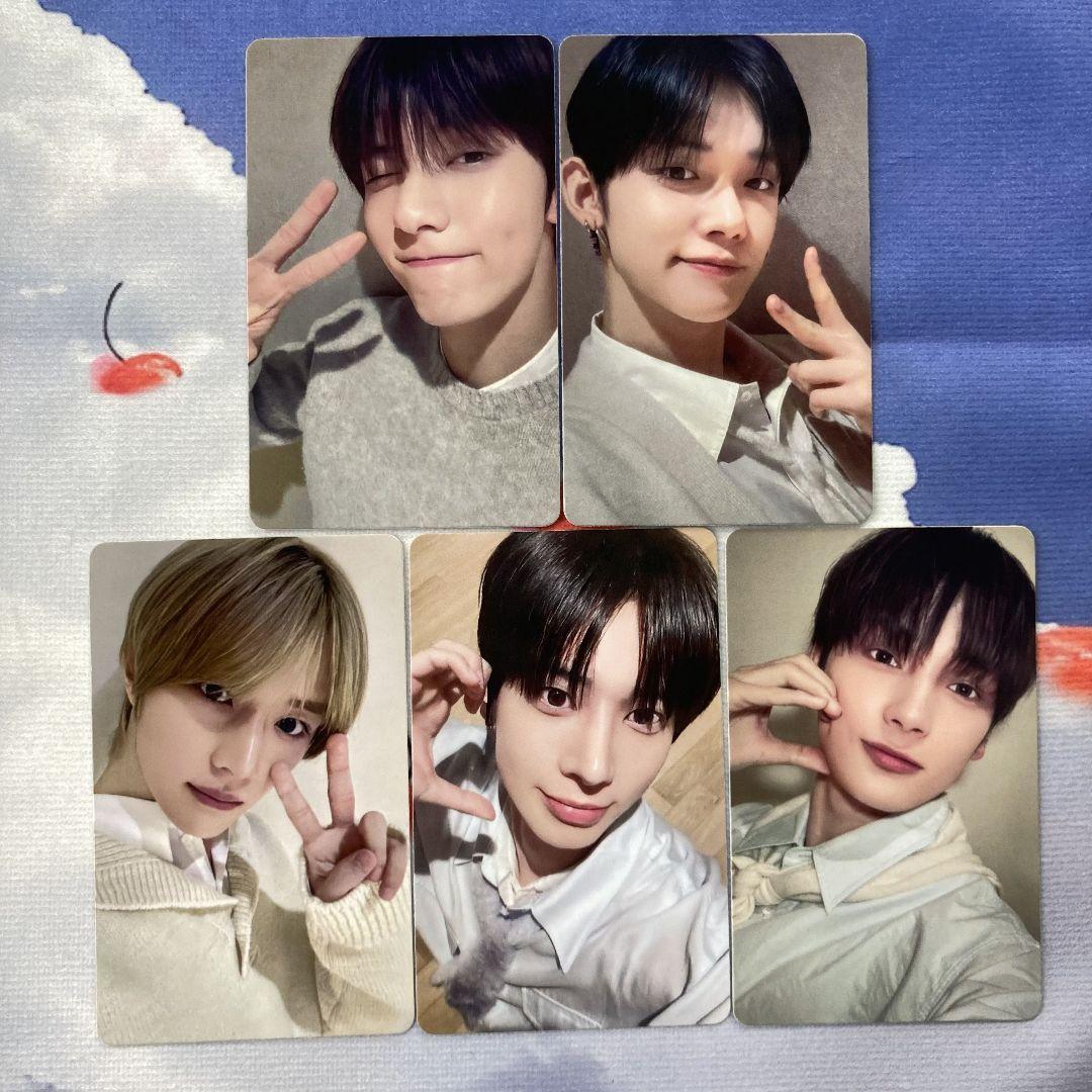 

[USED] TXT Referral Campaign Bonus Trading Card FC 5-piece set New Member