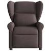 Electric Massage Chair Dark Brown Fabric
