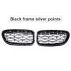Car Front Bumper Sport Racing Grill Grilles For BMW 5 Series F10 F11 F18 520I 523I 528I  520D 530D 10-16 Diamond Kidney Grille