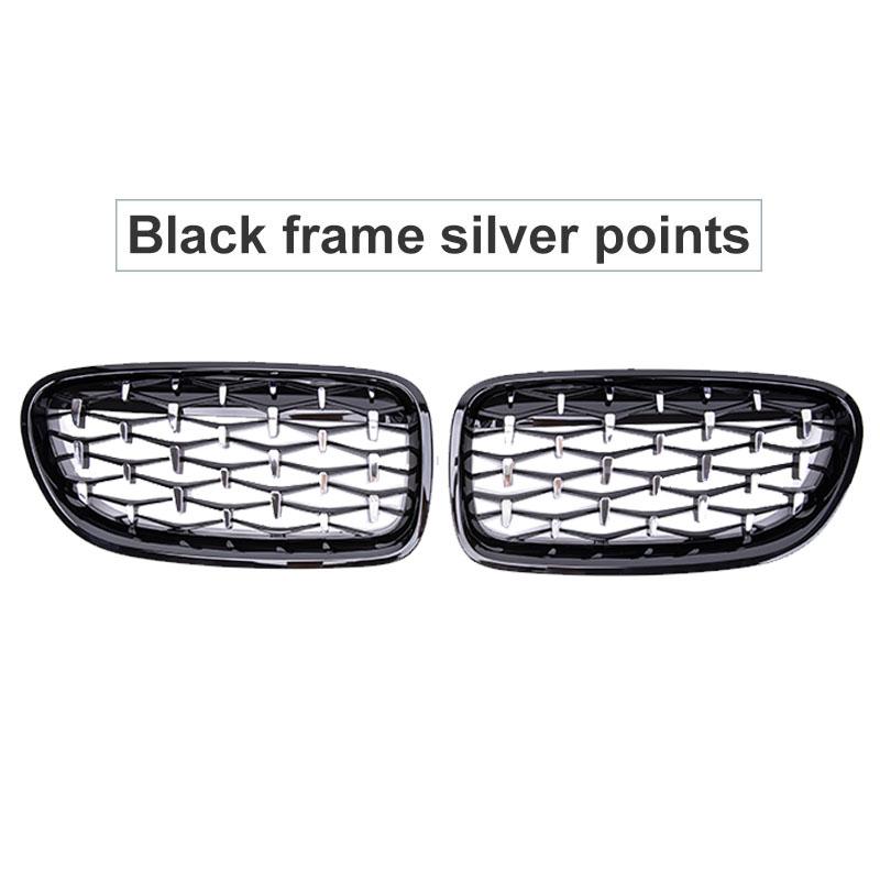 Car Front Bumper Sport Racing Grill Grilles For BMW 5 Series F10 F11 F18 520I 523I 528I  520D 530D 10-16 Diamond Kidney Grille