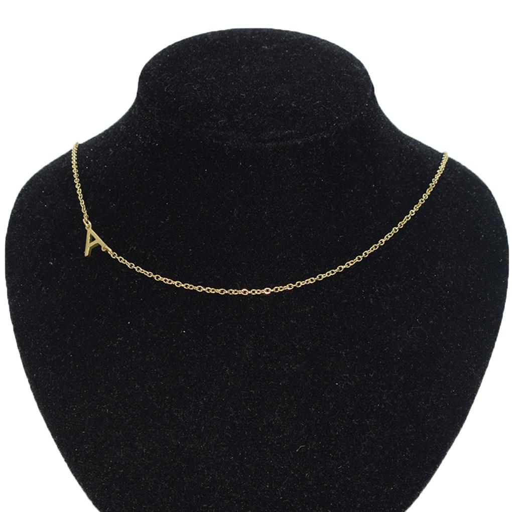 Colier Femei Litere Engleze Casual Fete Aliaj de Cupru Pandantiv de Gât Lanț Clavicular Bijuterii