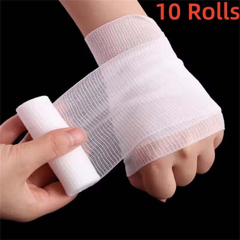 1/3/5/10rolls Emergency PBT Elastic Bandages Medical Gauze First Aid Kit for Home Care Wound Dressing Nursing Survival Supplies