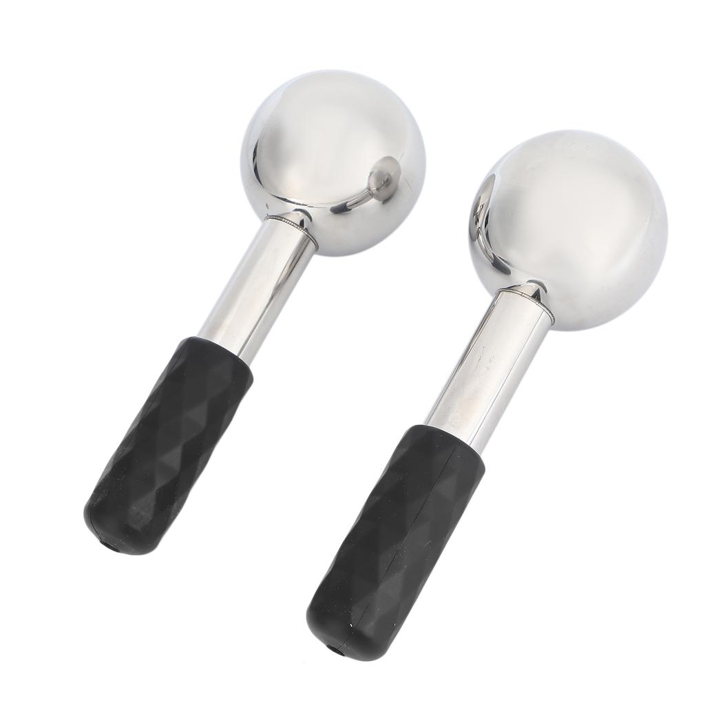 Facial Ice Globe Stainless Steel Face Cooling Roller Massager for Puffiness Wrinkles