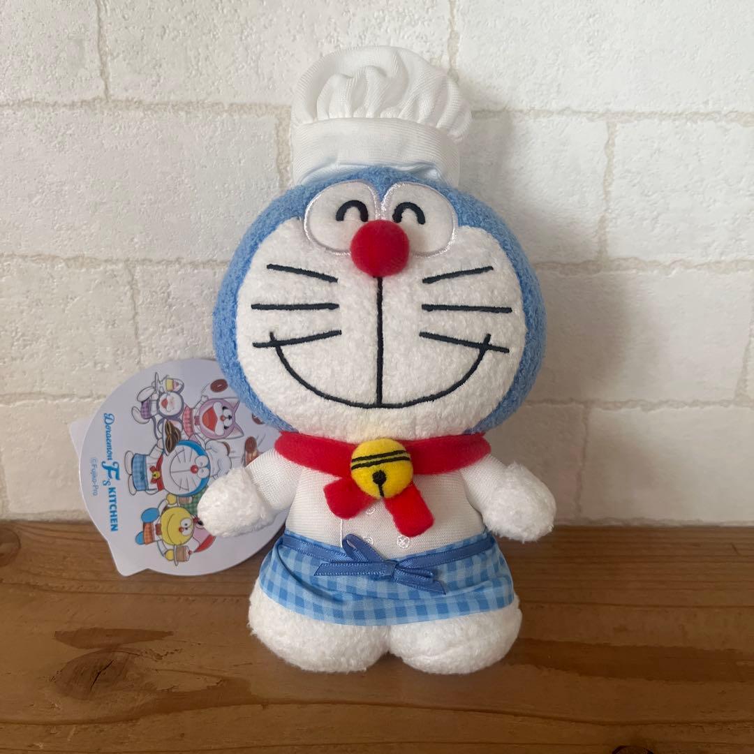 Doraemon F s Kitchen Tokotoko Club Plush Toy Chef Cook