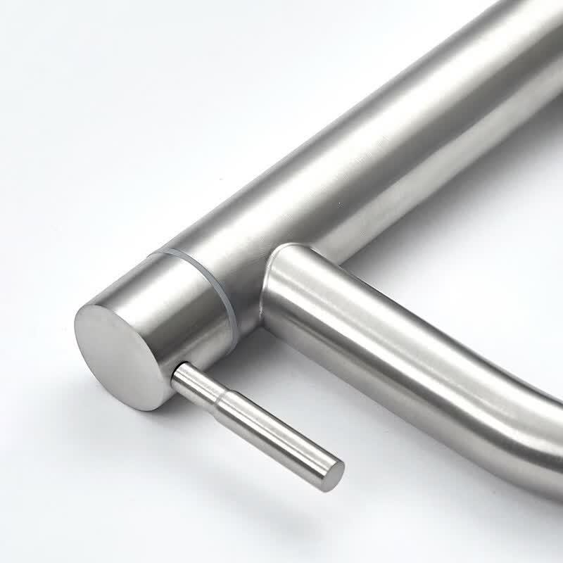 TLXT Brushed Stainless Steel Single Cold Basin Faucet