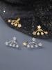 1 Pair Of Sparkling Diamond Star Earrings For Women, Niche, Light Luxury, High-End, Compact And Exquisite Temperament Earrings And Earrings