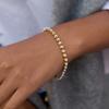 Yori Stainless Steel Imitation Pearl Bracelet Necklace For Women Stainless Steel Delicate Daily Sweet Jewelry Accessories
