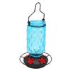 Glass Hummingbird Feeder 5 Flower Ports 16oz Outdoor Hanging Hummingbird Feeder for Garden