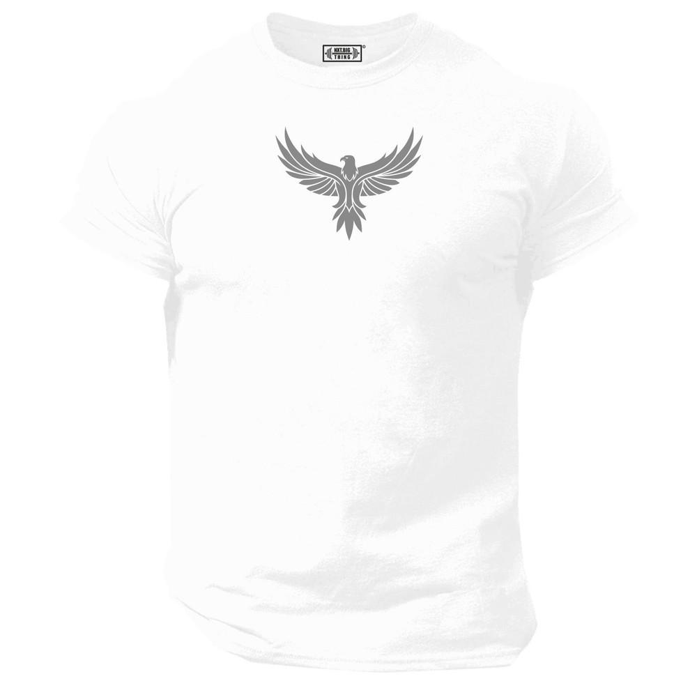 Eagle T Shirt Gym Clothing Bodybuilding Training Workout Exercise Fitness Top