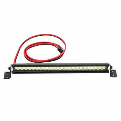 24 LED Roof Lights Bar Roof Lamp Decoration RC Accessory Fit for Scx10 1 10 4WD CarBlack