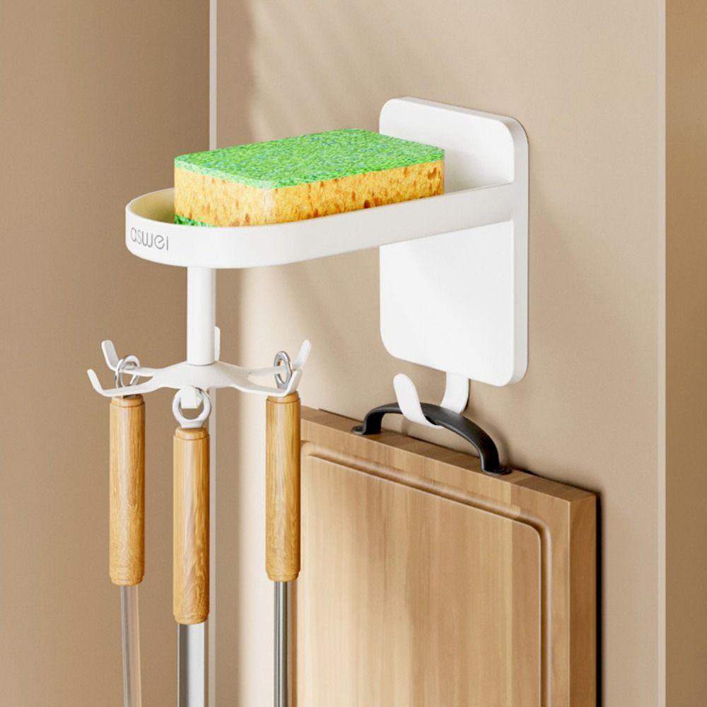 

Stainless Steel Rotatable Kitchen Hook Wall-Mounted Kitchen Utensil Hanger Kitchen