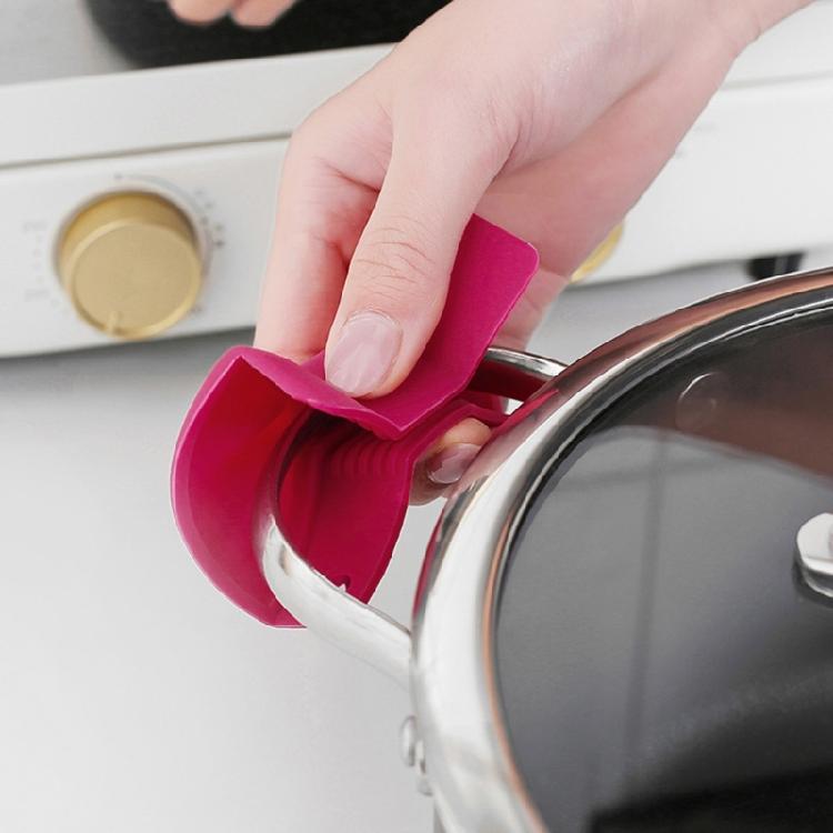 2 Pieces Silicone Finger Clip Heat Insulation Protector for Kitchen Safety