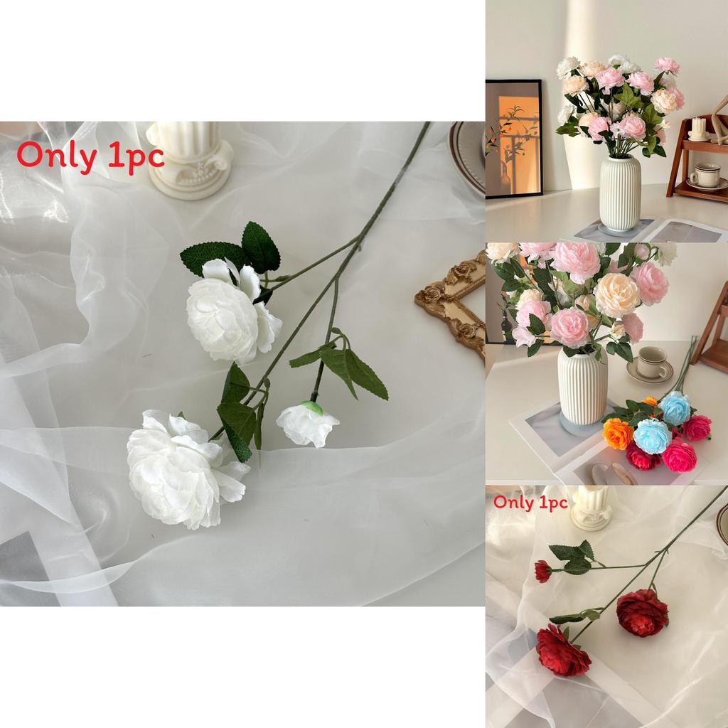Premium Silk Peony Bouquet For Wedding Centerpiece Home Table Decoration Styling