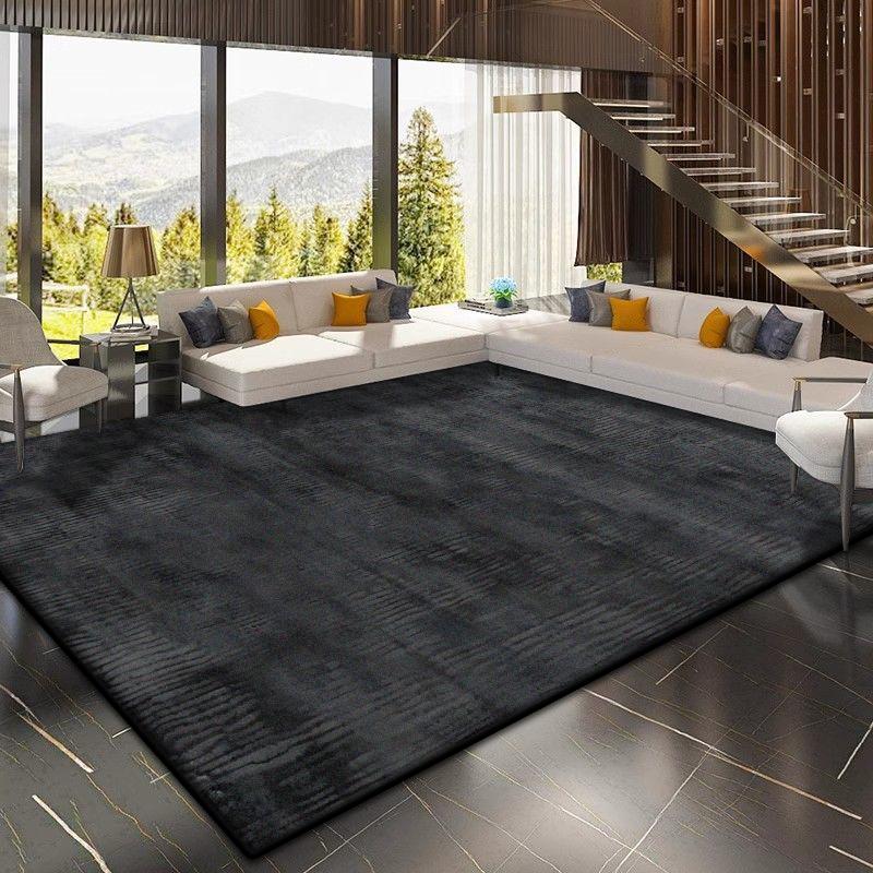 

Современное абстрактное украшение Домашний ковер Однотонный Нескользящий Большой ковер для гостиной Моющийся Коврик для входной двери Легкая чистка Мягкий 60*90cm