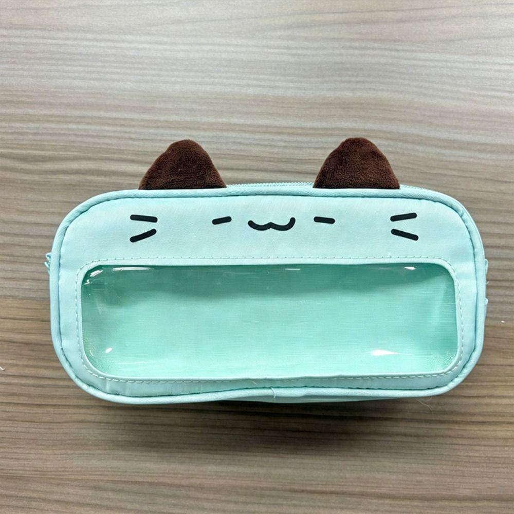 With Ita Display Window Pencil Case Double Layers Stationery Bag Pencil Pouch  Students