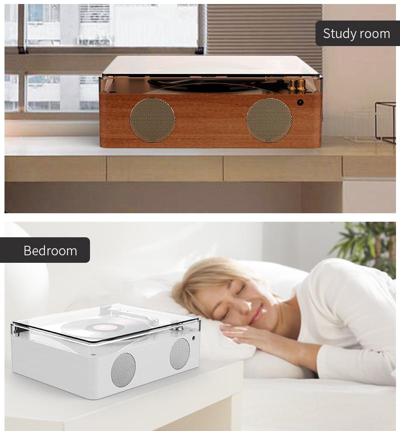 Bluetooth Retro CD Player & Speaker - Portable Home & Birthday Gift