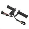 12V 22mm Motorcycle Heated Handlebar with Voltage Display USB Output Adjustable High Low Temp