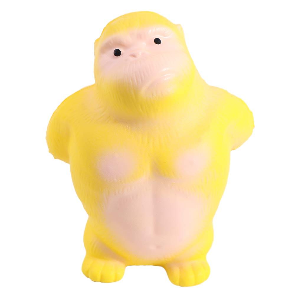 Yellow Squeeze Vent Gorilla Slow Rebound Soft Glue Gorilla Toys  Children Toys