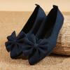 Fashion 2024 New Summer Style Fashionable Comfortable and Versatile Women's Shoes Casual Simple Wear-resistant Flat Bottom Bow Shoes