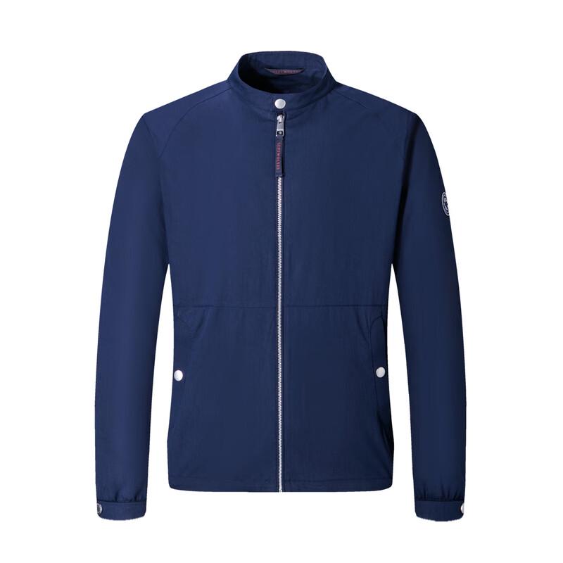 SEPTWOLVES Men's Tencel Blend Stand Collar Casual Jacket