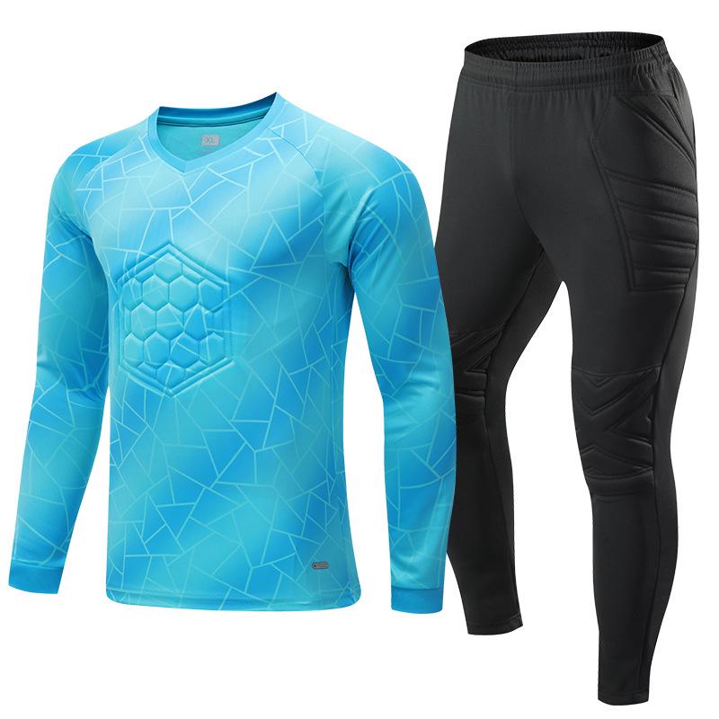 Herren Langarm Torwart Trainings- und Spiel Fußballtrikot