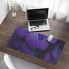 Vinyl Desk Mat with Stylish Feather Print in Shades 90x45 cm