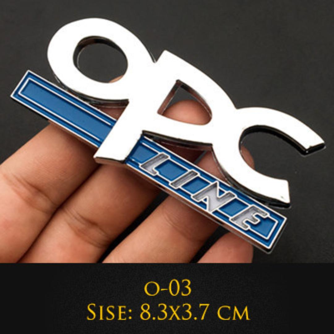 

3D металлическая эмблема opc Line, значок, наклейка, автомобильная наклейка, Стайлинг автомобиля для B/UICK Regal Lacrosse Avenune Encore Enclave O/pel Mo/kka Astra O-03