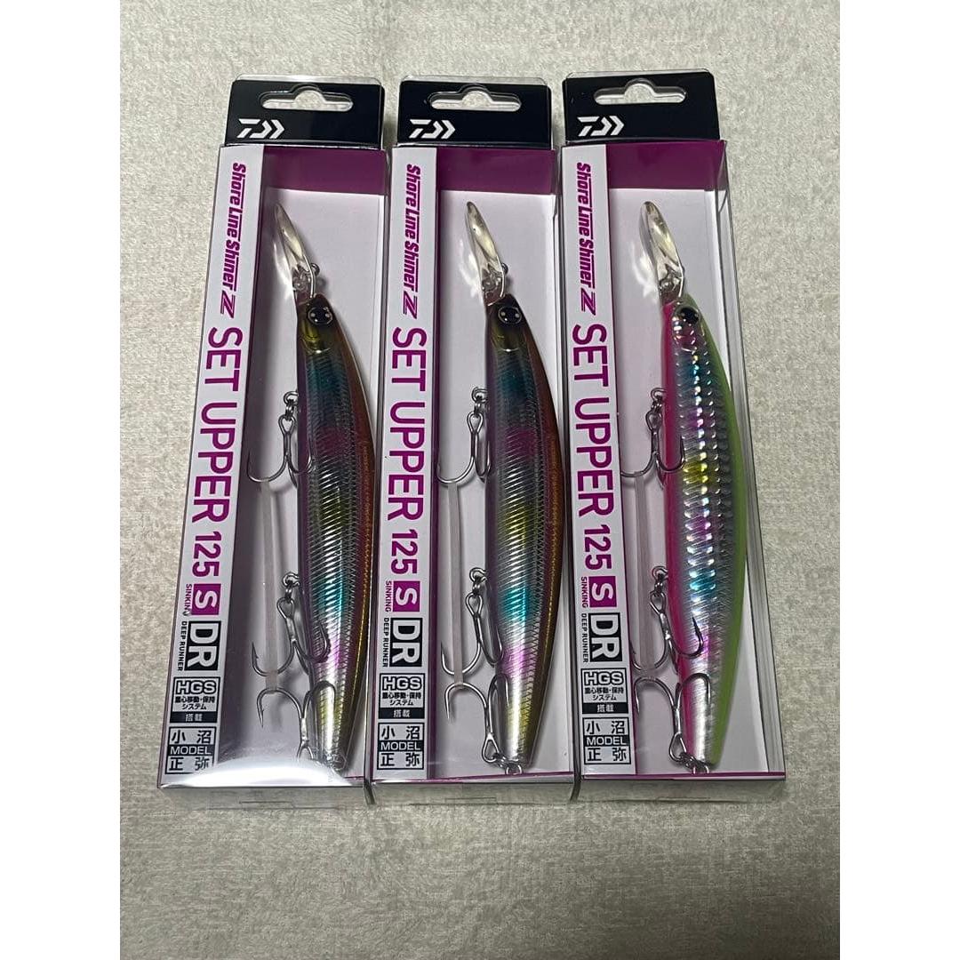 Used New Daiwa Shoreline Shiner Z Set Upper 125S-DR Lure