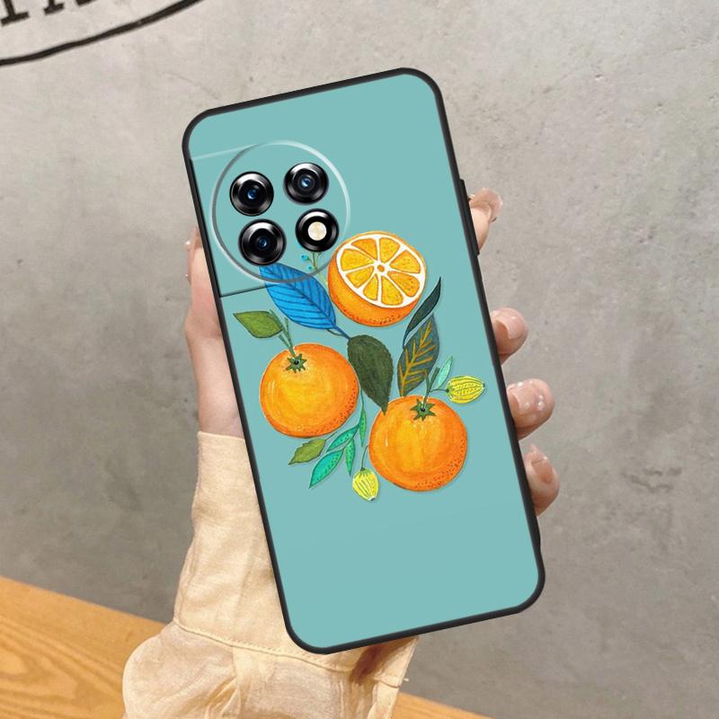 

Summer Fruit Orange Case For OnePlus 15 15R 13 13R 13T 12 12R 11 10 10R 10T 8T Nord 5 CE 4 2 3 Lite N20 N30 Cover OnePlus 12R