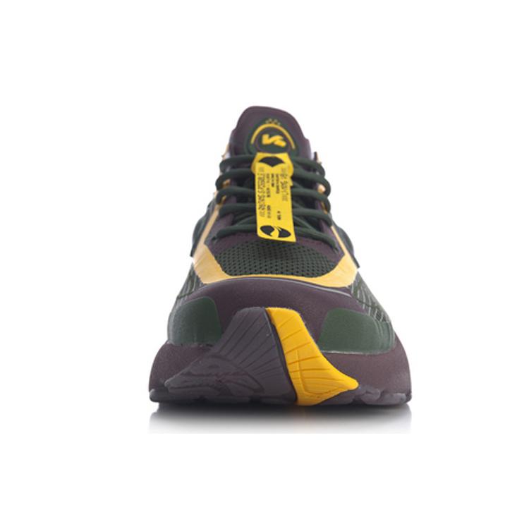 Li Ning V8 1.5 Non slip Lightweight Low top Running Shoes Men's Yellow Black ARHQ049-3