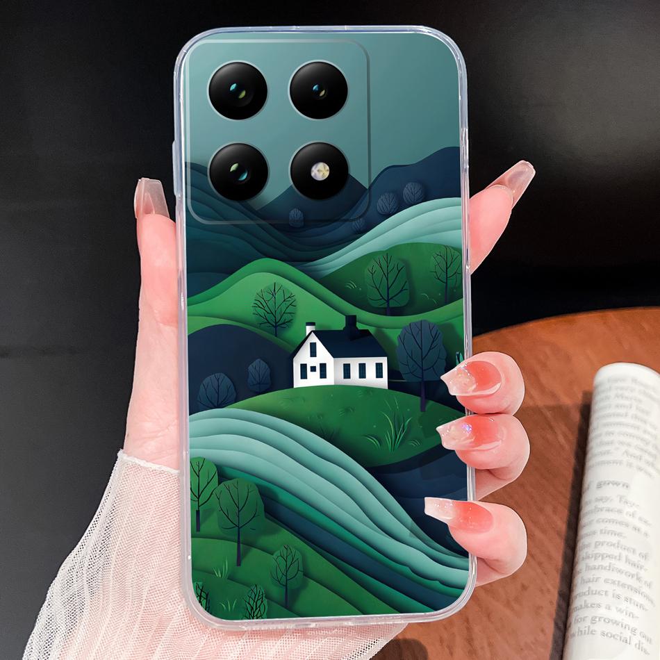 Case For Xiaomi 15T Pro Creative Funny Phone Shell For Xiaomi 15 T Transparent Soft Silicone Lightweight Protective Back Cover