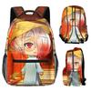 Cartoon Novelty Kpop Youthful School Bags Unisex Gacha Life Travel Bags 3D Print Oxford Waterproof Notebook Shoulder Backpacks