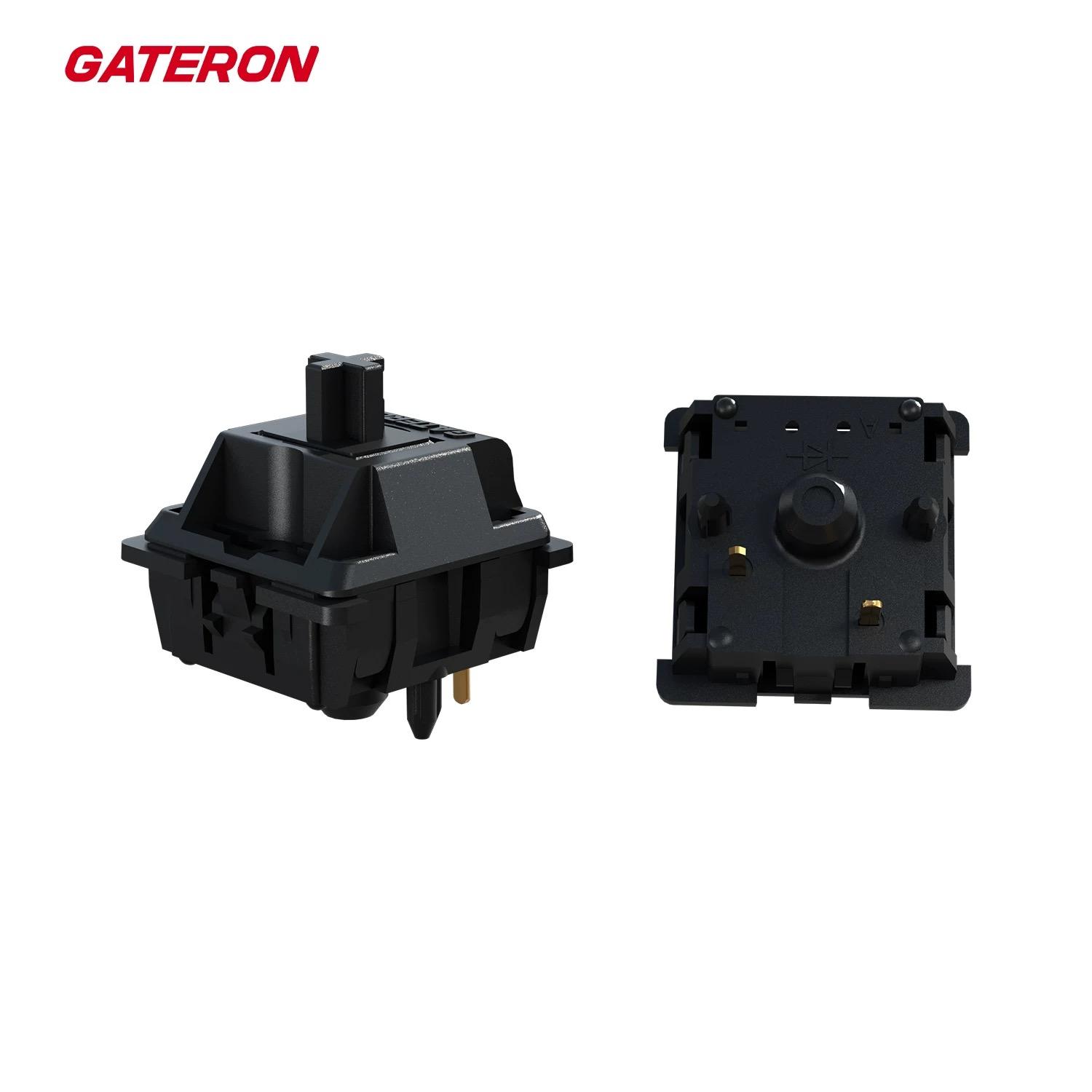 

Gateron Oil King Switch 2.0 5pin Mechanical Keyboard linear 55gf Switches Similar to cherry hg Black Fine lubed Customized Kit 10 PCS