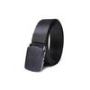 (STABILIST) Nylon Belt for Men, One Size Fits All, Military Style, Waist, Sports, Buckle, Self-Defense Forces, Lightweight, Black