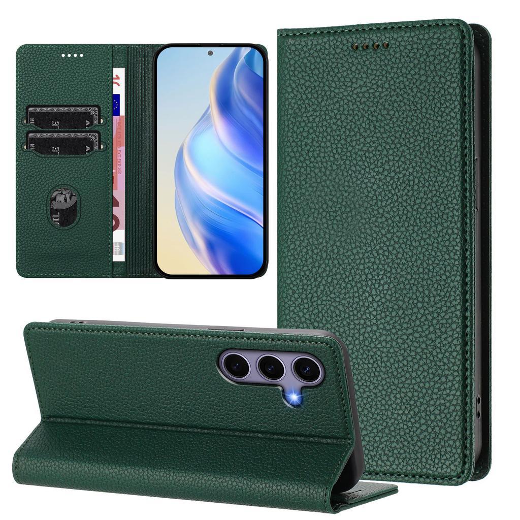 Magnetic Leather Flip Wallet Case with Card Slots for Samsung Galaxy S25 Ultra S24 Ultra S24 FE Note 20 10 9 8 Protective Cover