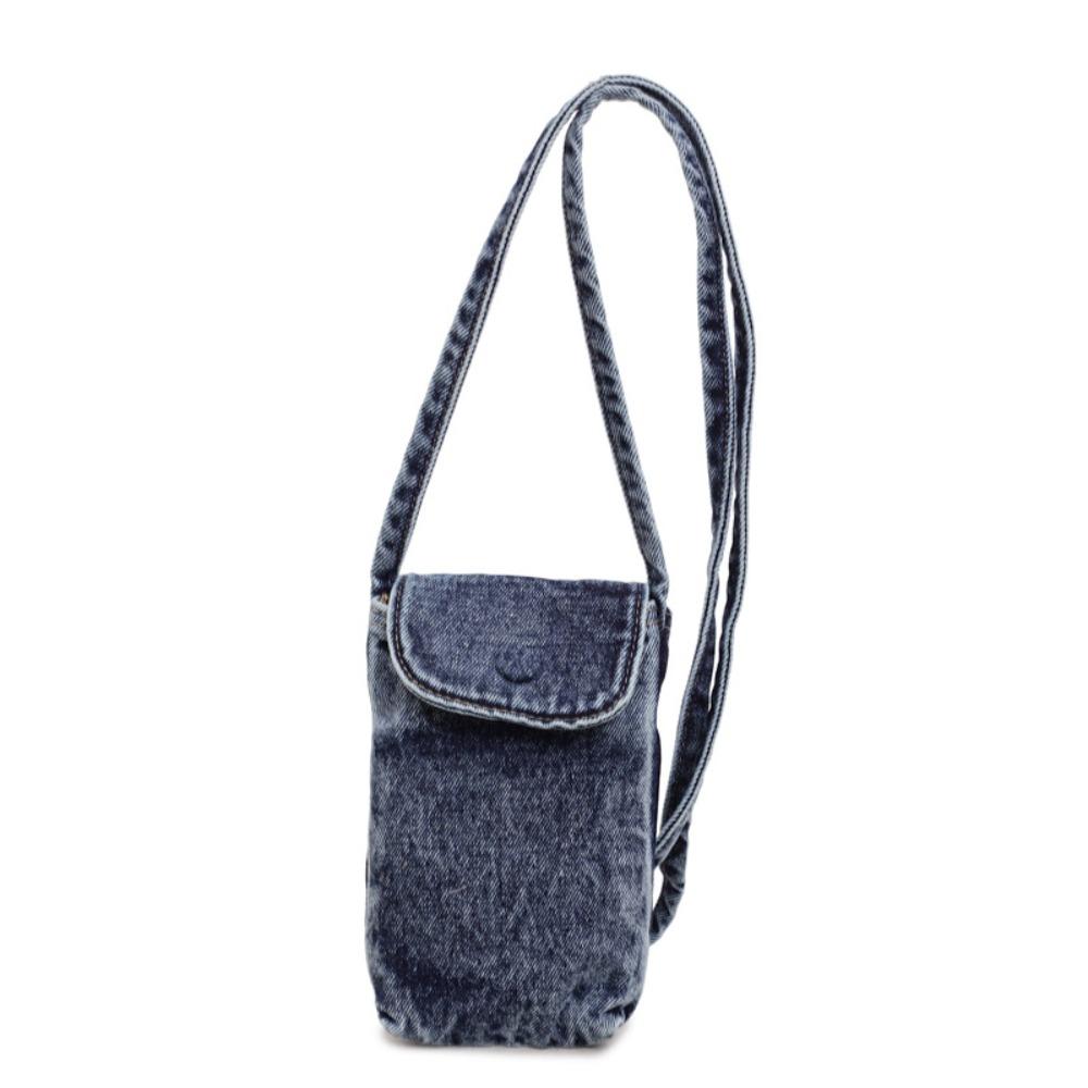 Street Style Denim Crossbody Tasche Y2K Handy-Portemonnaie Modische Canvas Tasche Damen & Herren