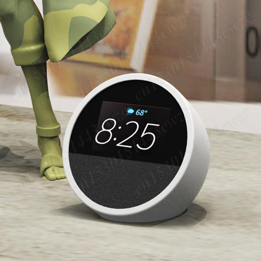 Silicone Cover Case for Amazon Echo Spot 2026 Smart Speaker Case Silicone Protective Case Drop Protection Dustproof Cover