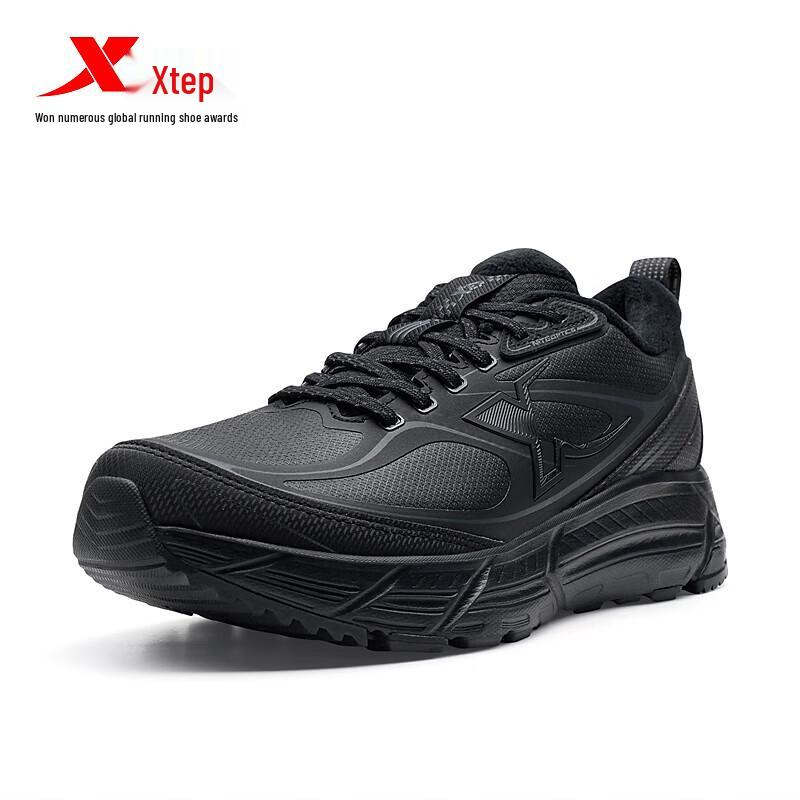 XTEP Men's Fleece Lined Warm Rebound Running Shoes