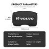 For Volvo 2pcs Leather Car Seat Belt Protective Buckle Anti-Scratch Cover S60 S80 S90 C30 XC40 XC60 XC70 XC90 V40 V60 V90 T6