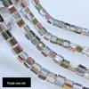 Multi-Faceted Crystal Glass Square Beads: 4/6/8mm Sugar Cubes for DIY Jewelry, Loose Beading with Holes