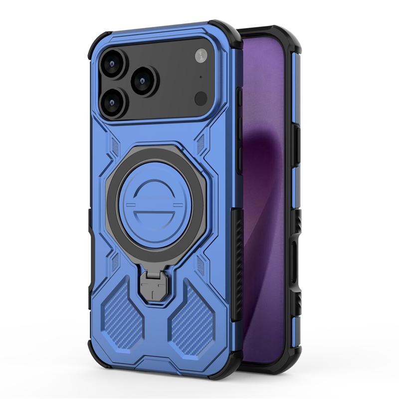 Magnetic Wireless Charge Cover For iPhone 17 Air Phone Holder Armor Back Case iPhone 17 Pro Max Cover For iPhone 17 Pro Max Case