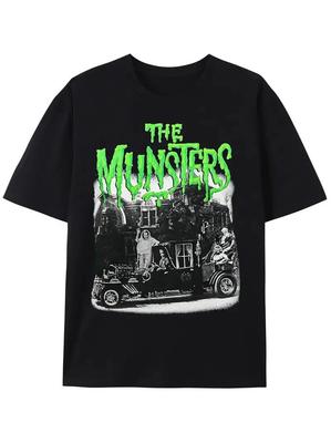 Meet The Munsters Vintage B-Movie Monster Horror T-Shirt HOT TREND