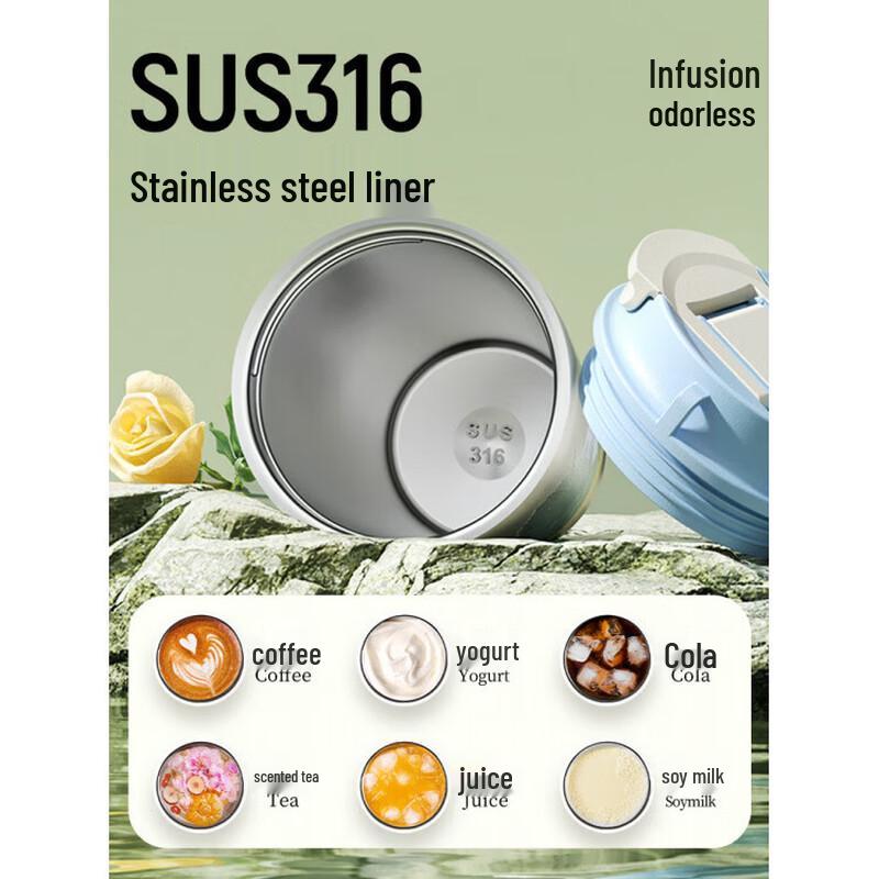 TOMIC 316 Stainless Steel Insulated Coffee Cup 500ml