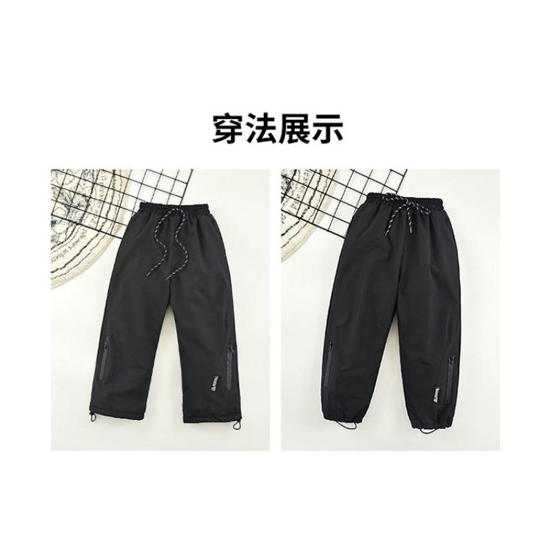 Boys Kids Waterproof Windproof Loose Casual Long Pants Children Outdoor Trousers