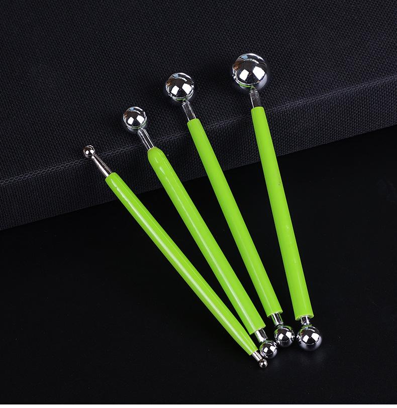 

Набор скульптур из нержавеющей стали с 8 головками Maru - 4 шт. Цельные сферические инструменты ручной работы для масляной глины, прессования керамики. TY-7208