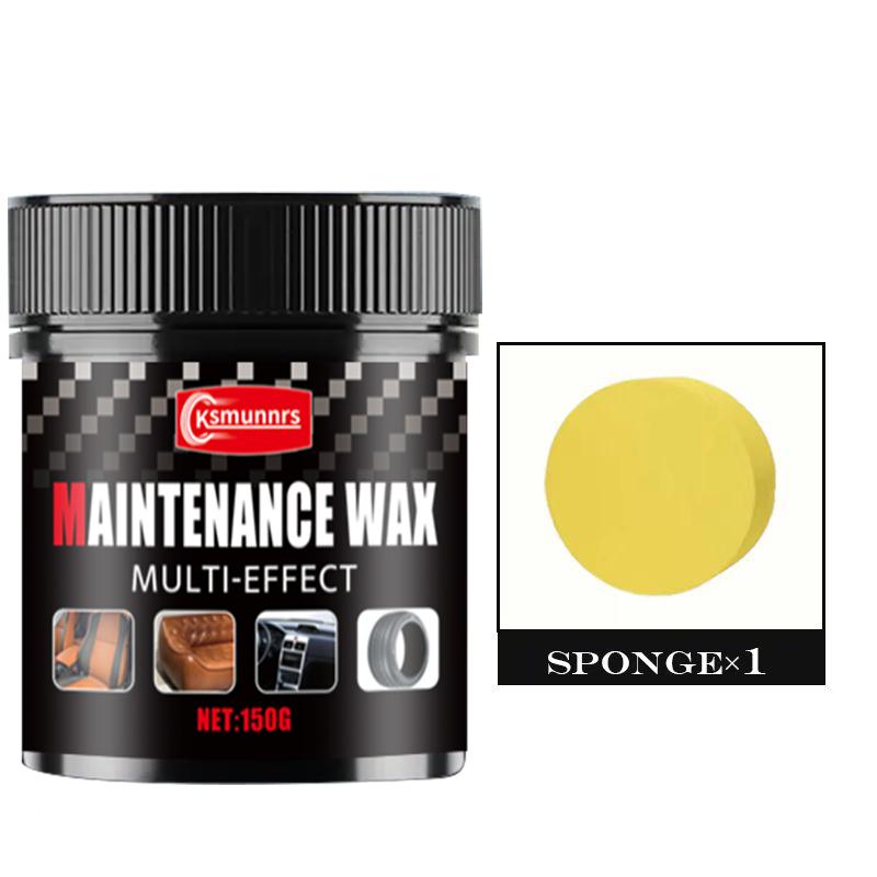 

Car leather repair wax - Car black interior trim and dashboard gloss restorer - Prevents aging - Prevents tire wear