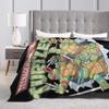 TMNT Durchbruch Flanelldecke Warme Weiche Überwurfdecke für Wohnkultur Reise Muster Tagesdecke Sofa Bettbezug