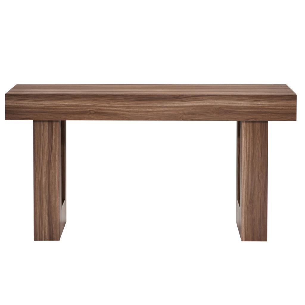 160 cm Console Table, Farmhouse Desk Behind the Couch, Wooden Rectangle Entrance Desk, Narrow Long Sofa Table Accent Stand for Hallway, Bedroom,