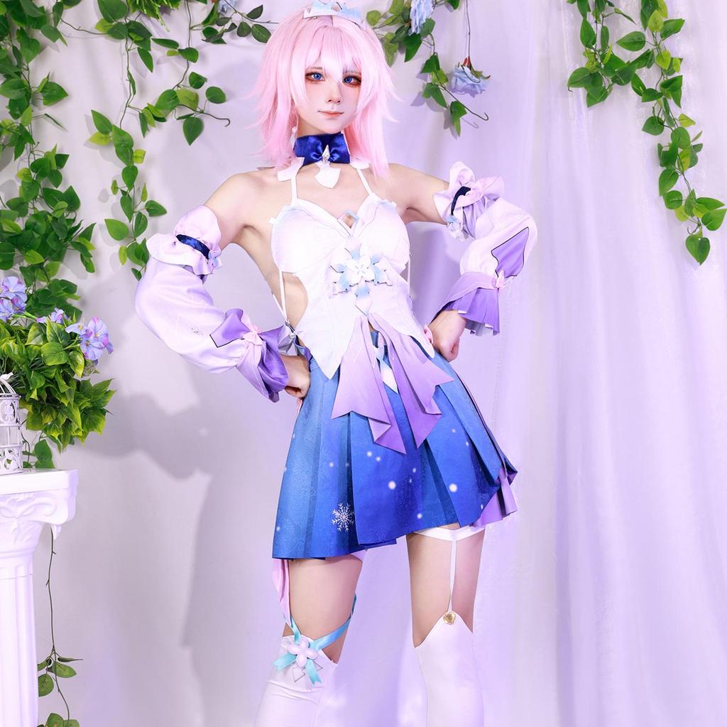 Fog City Star Dome Railway March 7 Cosplay Dress - New Anime-Inspired Cosplay for Women