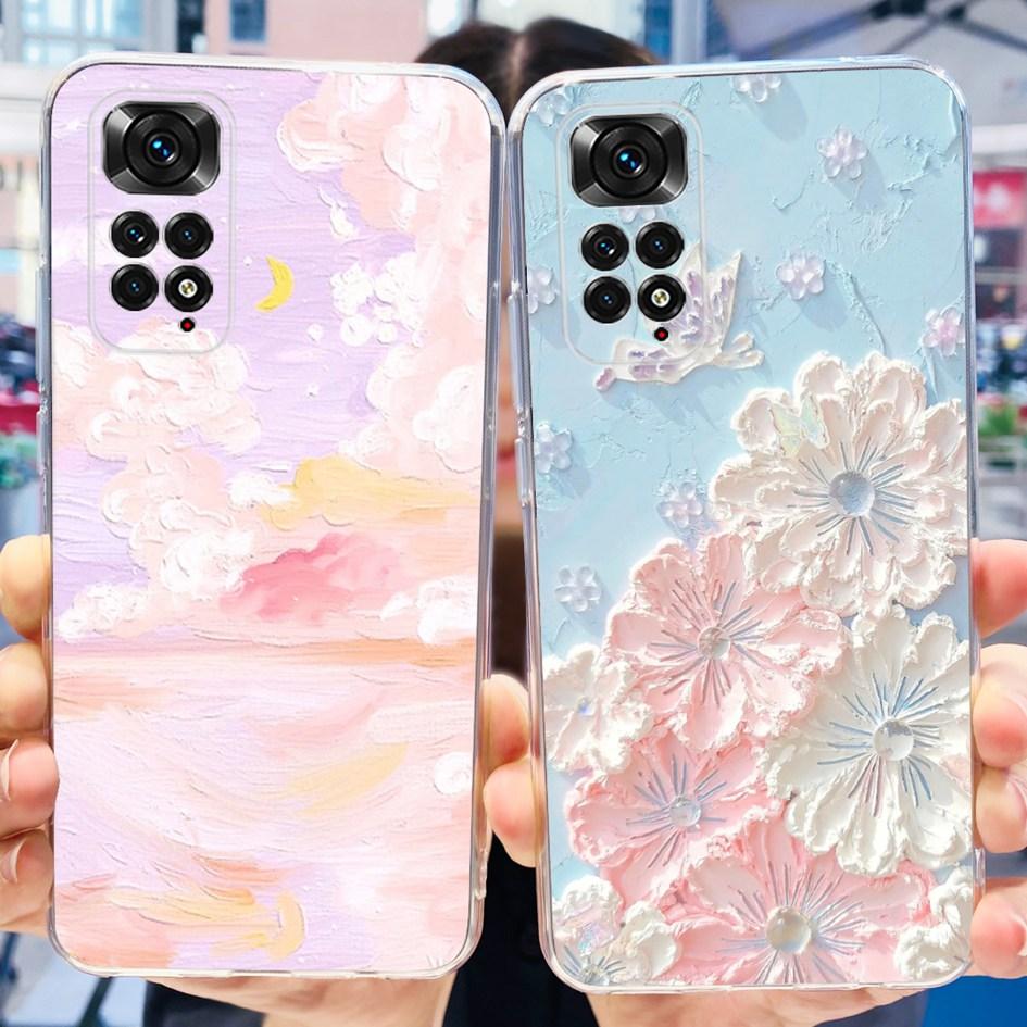 For Xiaomi Redmi Note 11 Case Note 11s Cover Popular Butterfly Dragon Soft Silicone Clear Case For Redmi Note 11S 5G Note11 Capa